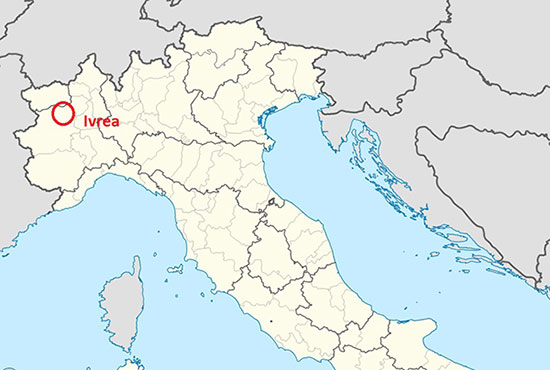 جشنواره پرتقال بازی «ایوریا»