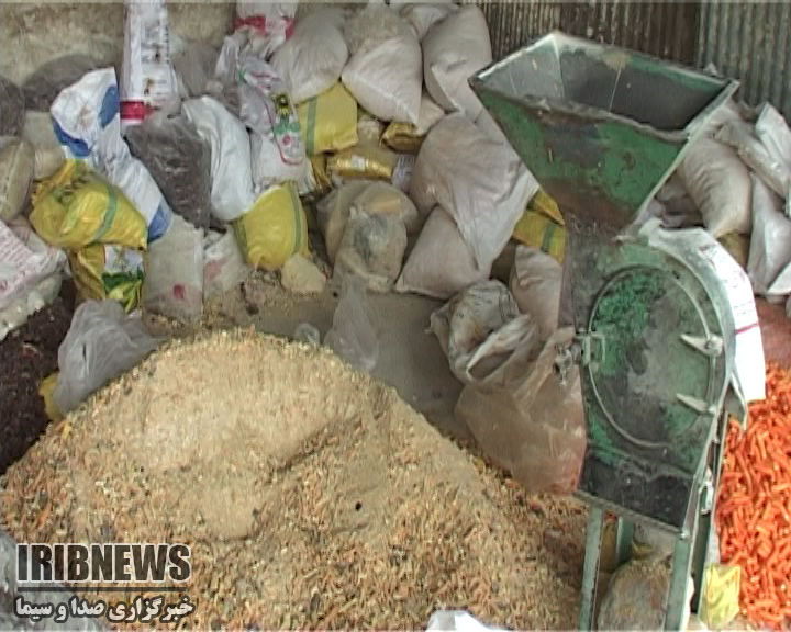 کشف کارگاه خوراک دام غير بهداشتي در شهريار