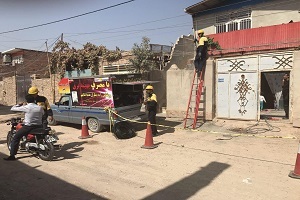 ساماندهی شبكه هاي برق غير مجاز برق دركرمان