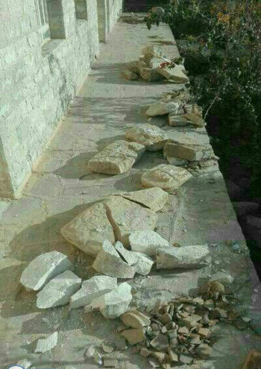 تخریب میراث فرهنگی توسط یکی از نگهبانان میراث فرهنگی ایذه