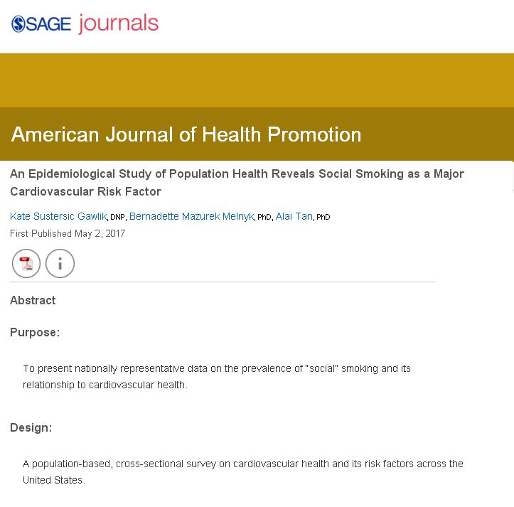 سیگار کشیدن تفننی به اندازه سیگار کشیدن دائمی مضر است سیگار کشیدن تفننی به اندازه سیگار کشیدن دائمی مضر است