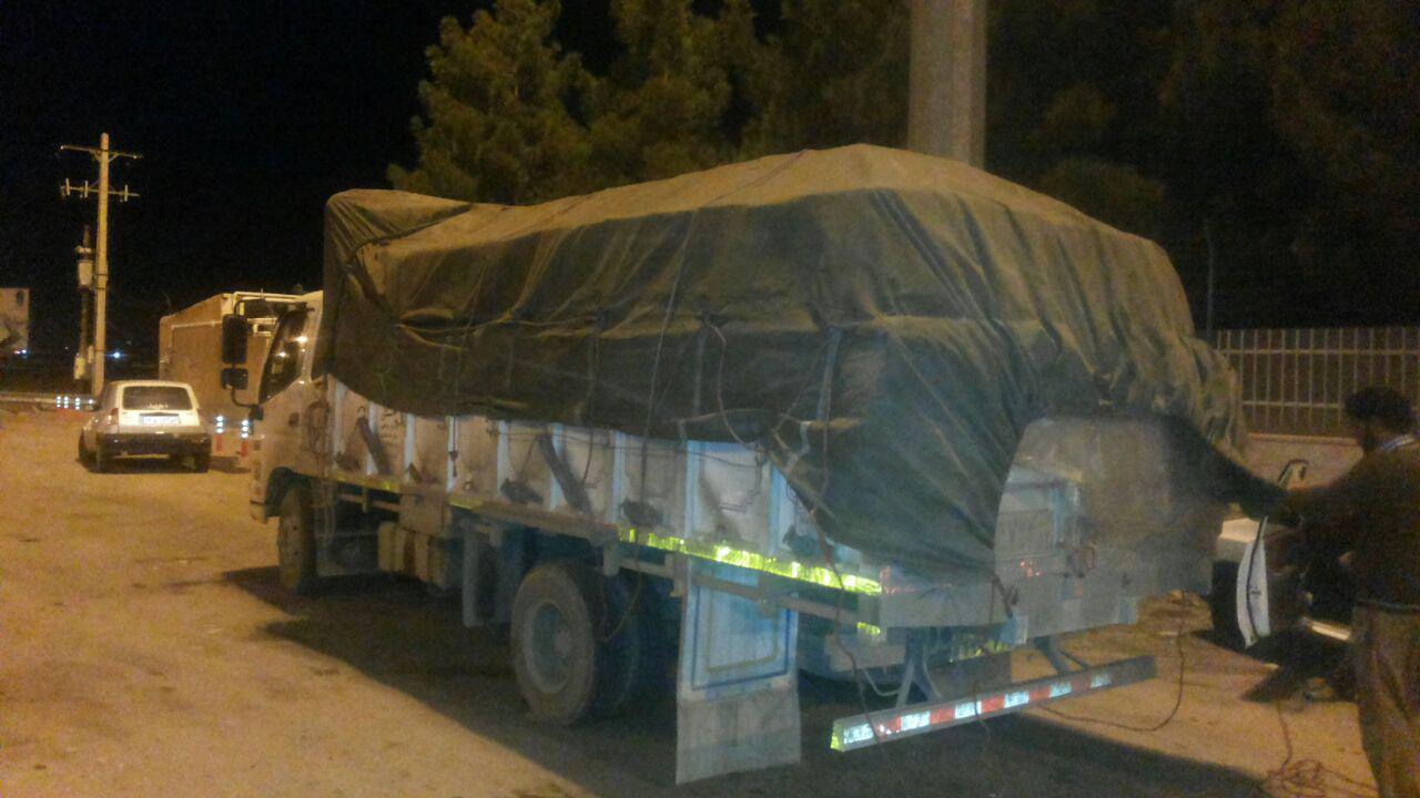 توقیف محموله 22 تنی کود مرغ غیرمجاز در طبس