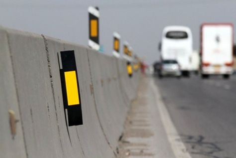 نیوجرسی مفصلی به جای گاردریل در آزادراه قم تهران