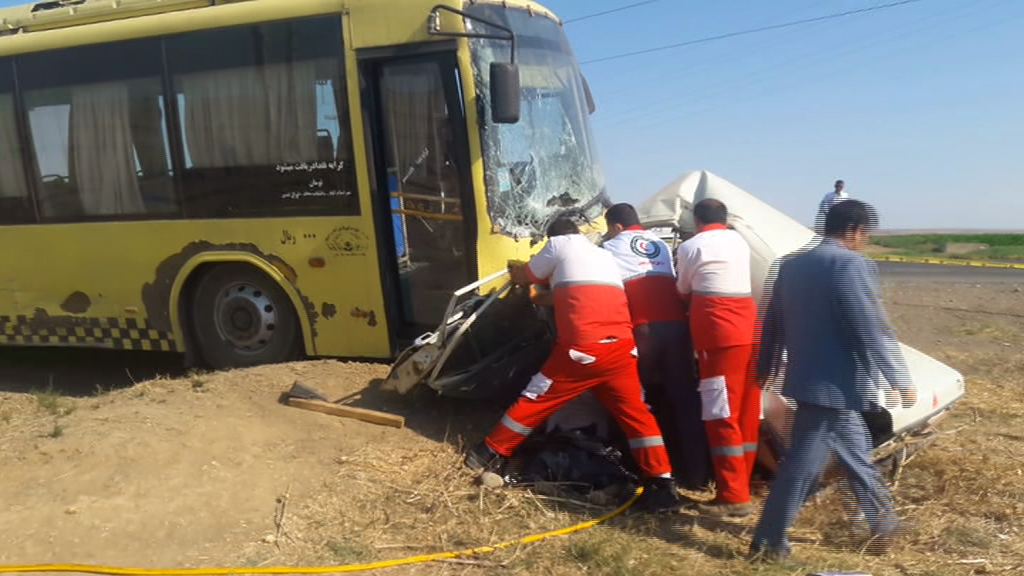 یک کشته بر اثر تصادف رانندگی در پارس آباد