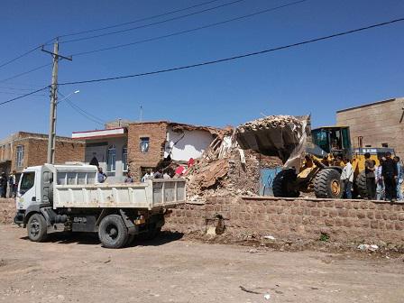 آوار پردای 224 واحد مسکونی تخریبی روستای زلزله زده ایوق