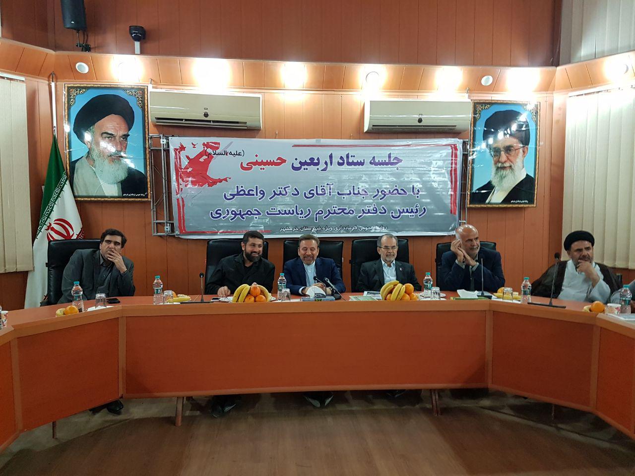 خدا قوت رییس دفتر رییس جمهور به دست اندر کاران سفر به کربلا