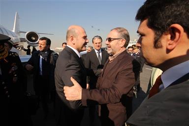 ­وزیر کشور ترکیه وارد تهران شد