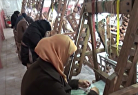 کار آفرینی با احیای هنر سنتی شال بافی در رفسنجان کار آفرینی با احیای هنر سنتی شال بافی در رفسنجان
