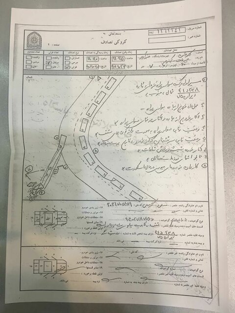 بی احتیاطی راننده پراید سبب تصادف محور رودبار جنوب