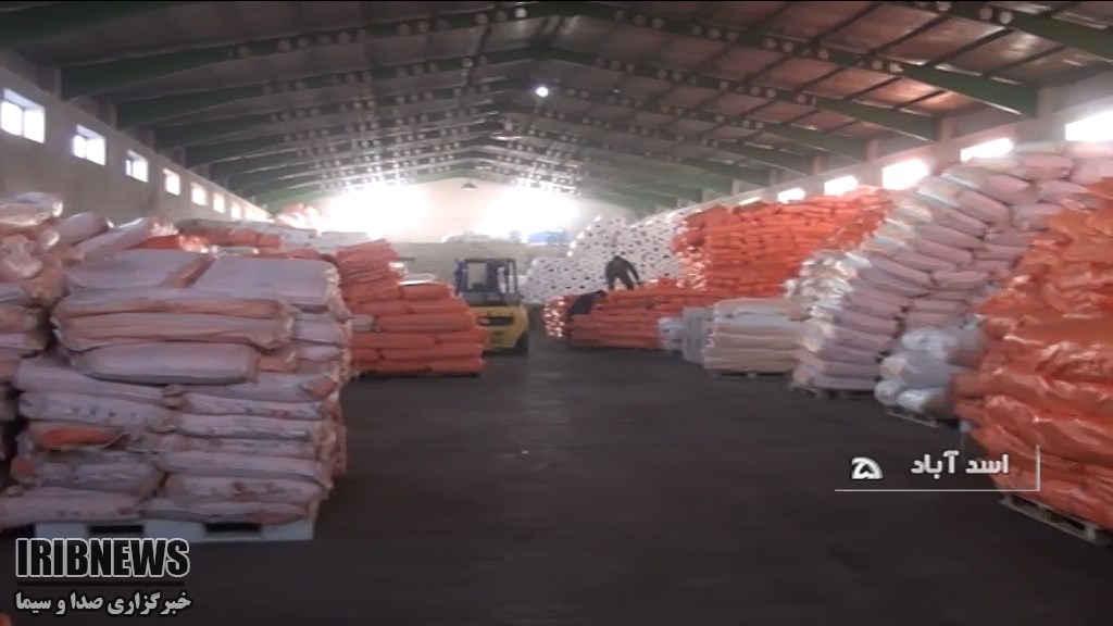 قدردانی از بزرگترین واحد تولیدی گونی غرب کشور