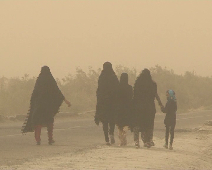 افزایش سرعت طوفان در سیستان