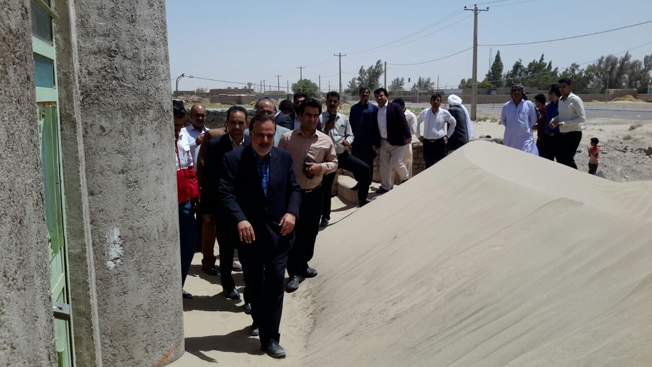 خسارات ناشی از طوفان در شمال سیستان وبلوچستان بررسی شد