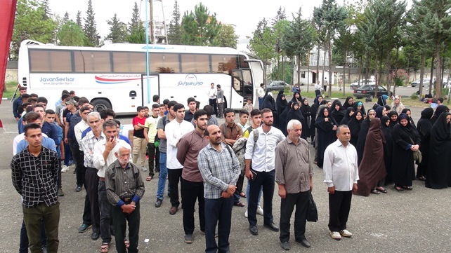 اعزام بسیجیان رضوانشهری به اردوی راهیان نور