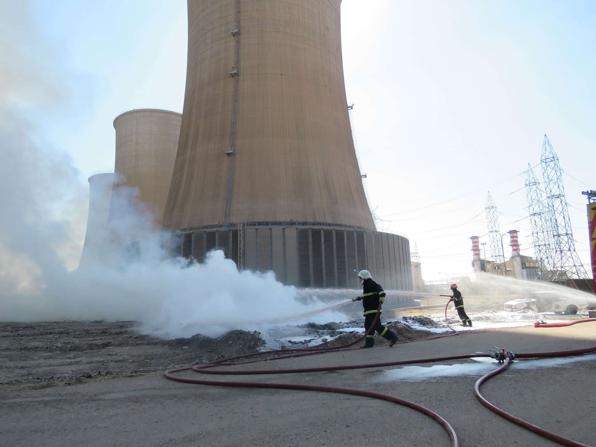 برگزاری مانور مشترک اطفای حریق و امداد و نجات در نیشابور