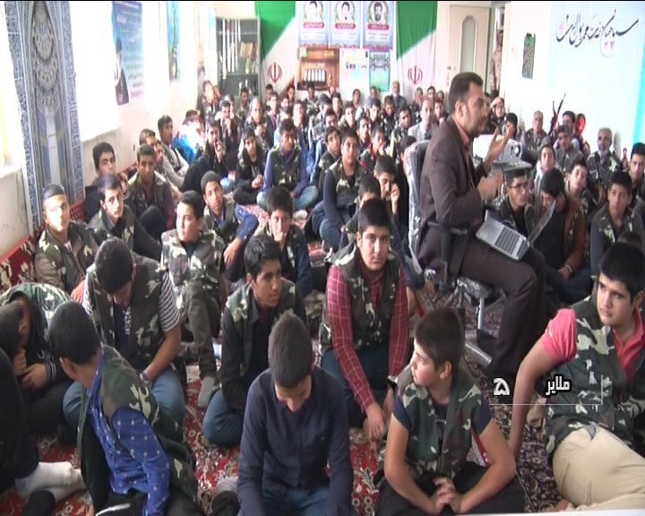 آموزش پدافند غیرعامل بسیجیان سامن