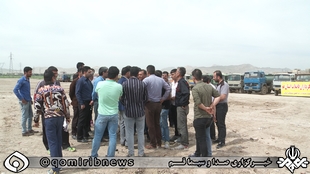 تجمع اعتراضی تانکرداران تخليه فاضلاب در قم