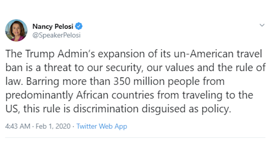 افزوده شدن ۶ کشور به فهرست ممنوعیت سفر به آمریکا