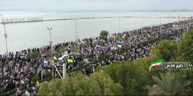 قدردانی استاندار هرمزگان از حضور حماسی مردم در راهپیمایی ۲۲ بهمن