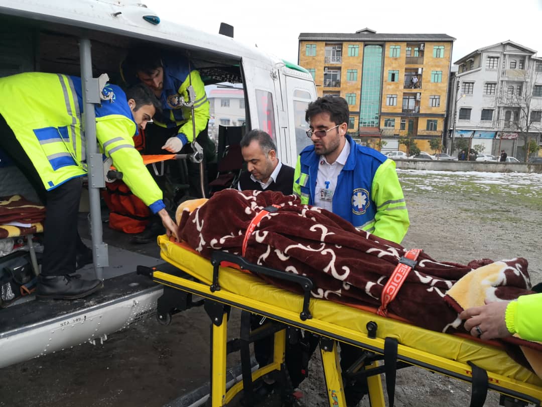 امداد هوایی اورژانس گیلان