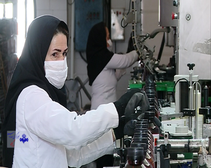 افزایش تولید الکل طبی در یک واحد صنعتی در اراک