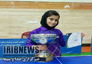 نایب قهرمانی دانش آموز مهابادی در مسابقات تنیس روی میزکشور