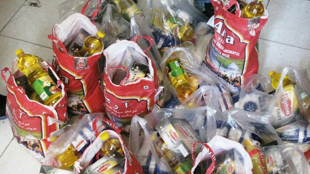 بهره مندی بیش از ۵۰۰ خانوار بی بضاعت از سبد حمایتی ارزاق