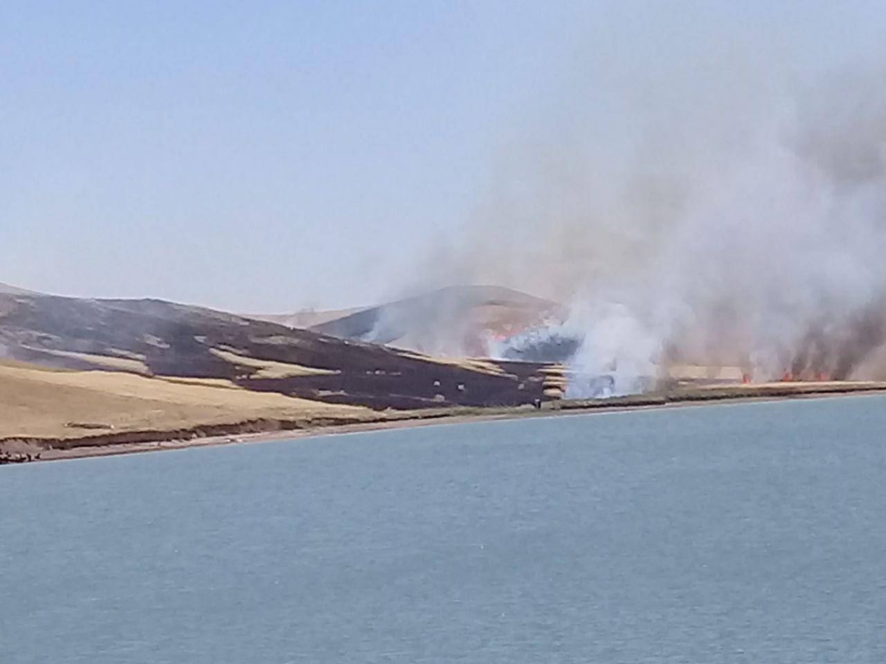 مهار آتش سوزی مراتع میانه