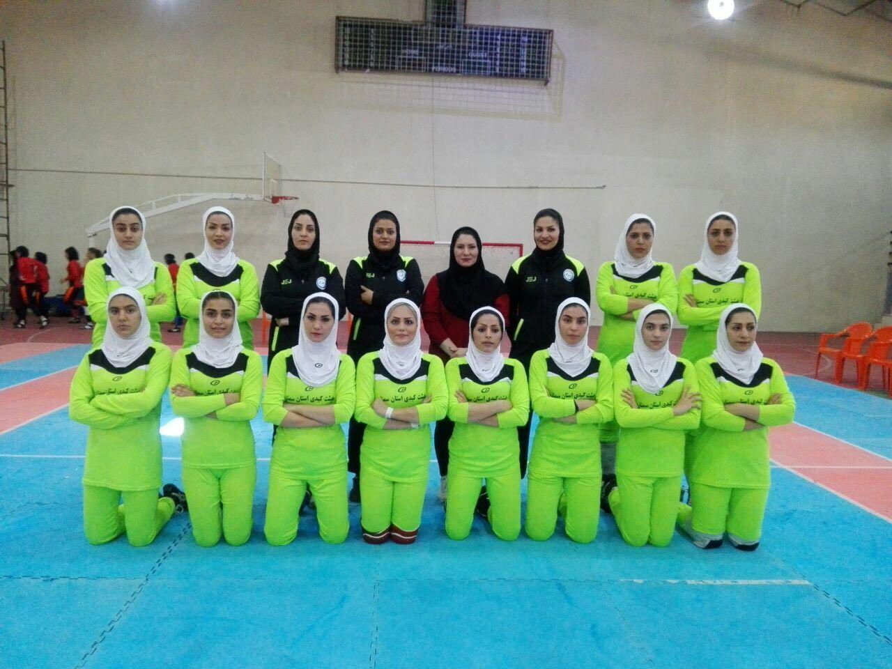 درخشش بانوان کبدی کار سمنان در کشور درخشش بانوان کبدی کار سمنان در کشور