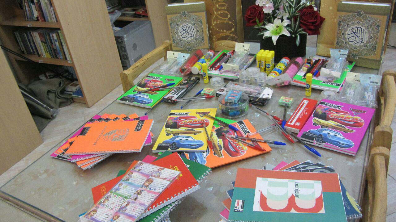 تهیه 200 بسته نوشت افزار برای دانش آموزان بی بضاعت