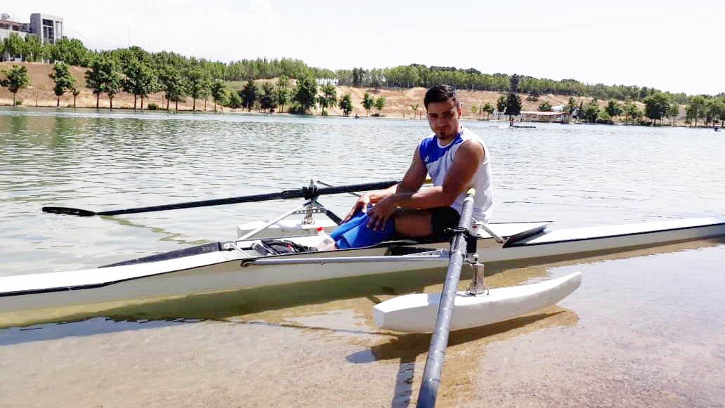 حضور تنها نماینده معلولین ایران در روئینگ قهرمانی آسیا