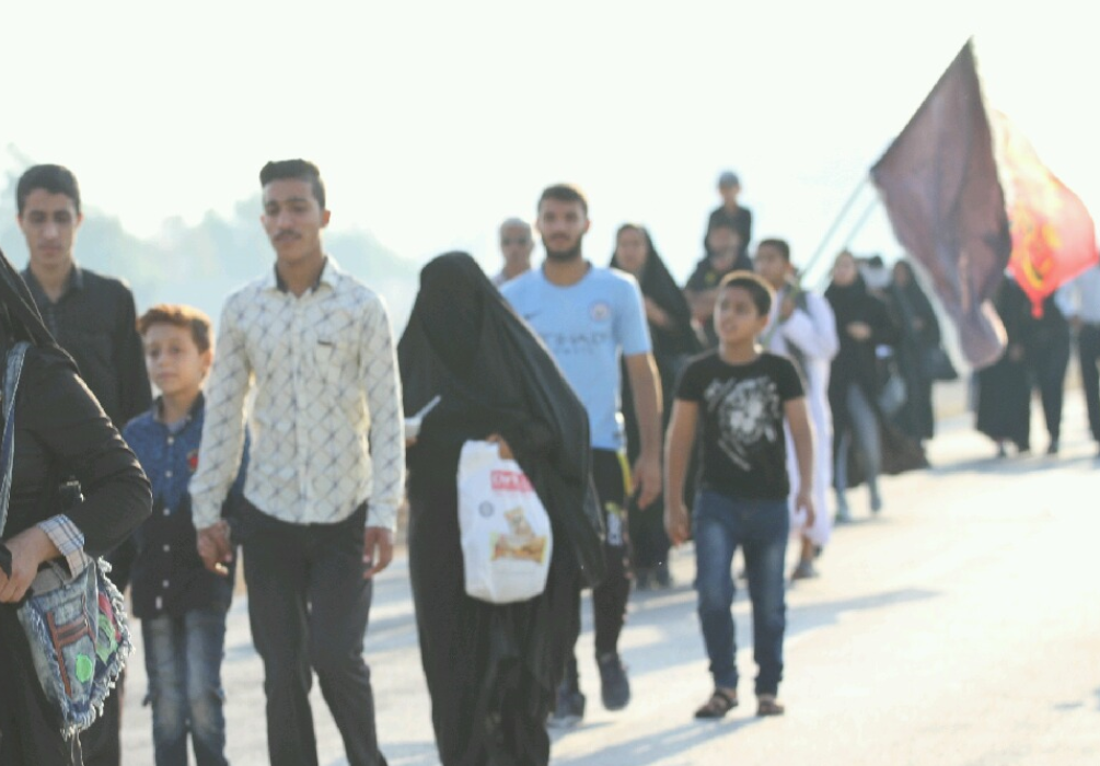 پیاده روی  جاماندگان اربعین به روایت تصویر