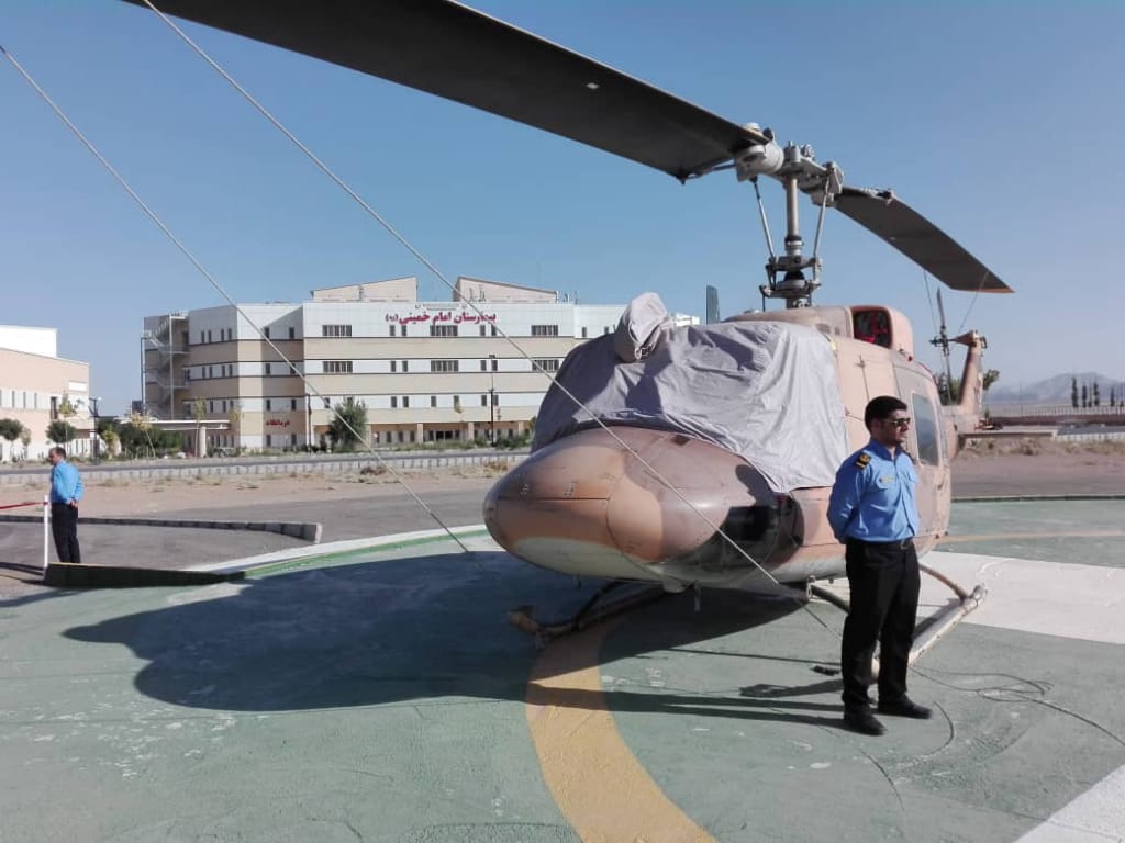 نخستین پرواز پرنده نجات آباده