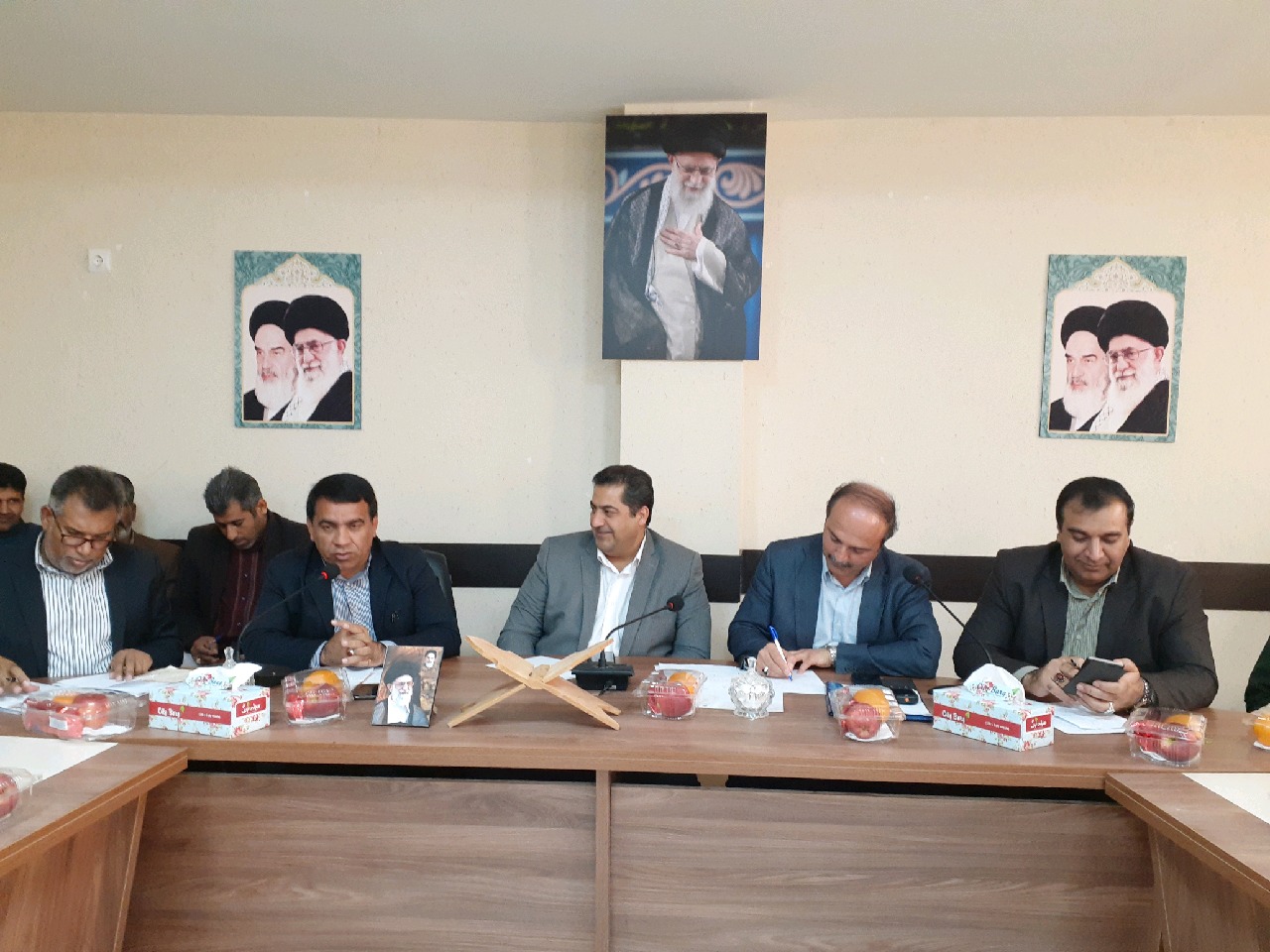 جلسه ستاد مدیریت بحران5 شهرستان جنوبی کرمان