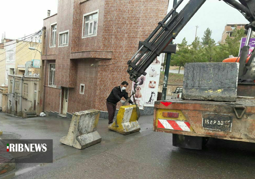 ادامه مسدود کردن معابر سطح شهر مهاباد