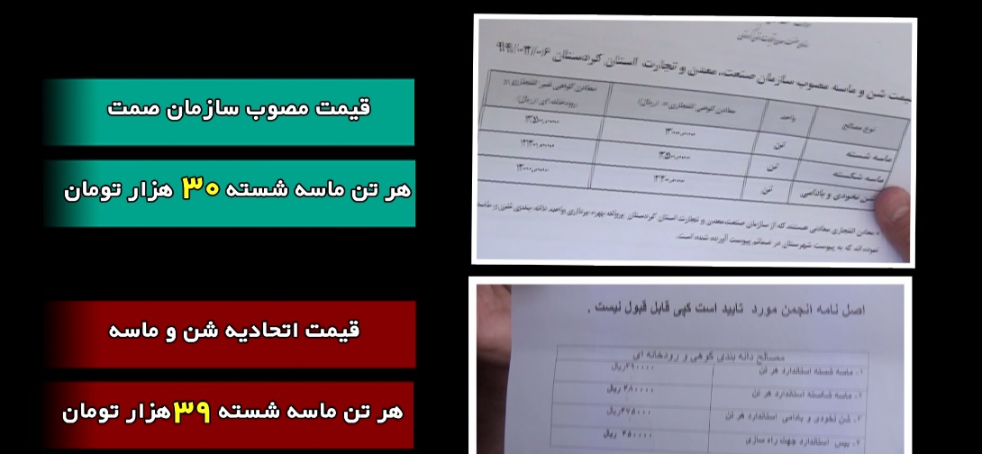 قیمتهای دوگانه ماسه در بازار