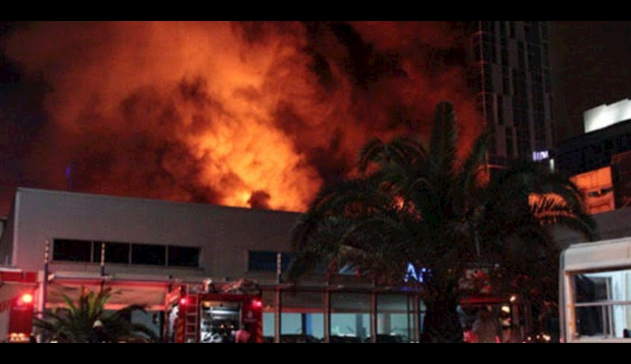 آتش سوزی مهیب در استانبول