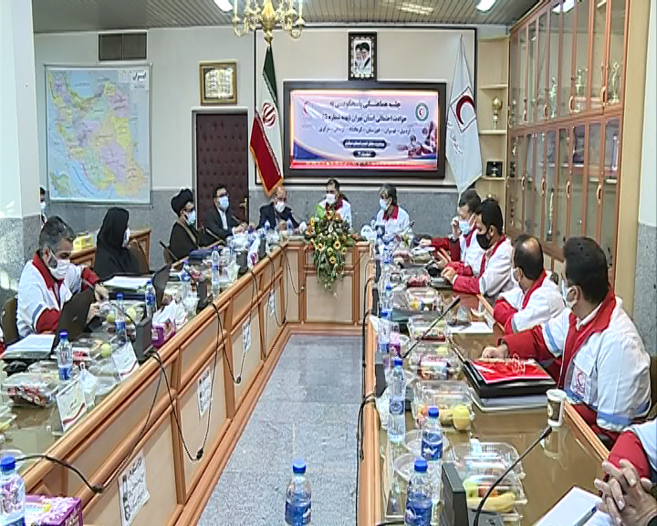 برگزاری جلسه هماهنگی شش استان معین جمعیت هلال احمر در اراک