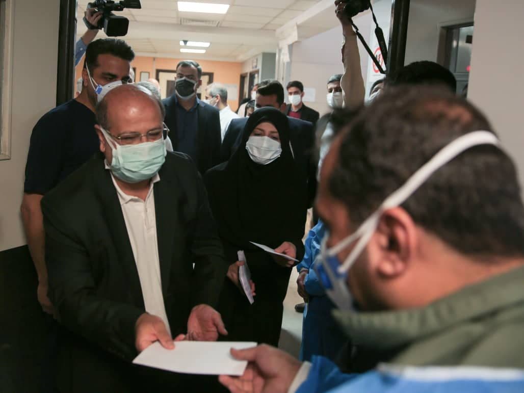 بازدید نوروزی دکتر زالی از بیمارستان مسیح دانشوری