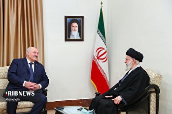 دیدار رئیس جمهور بلاروس و هیئت همراه با رهبر انقلاب