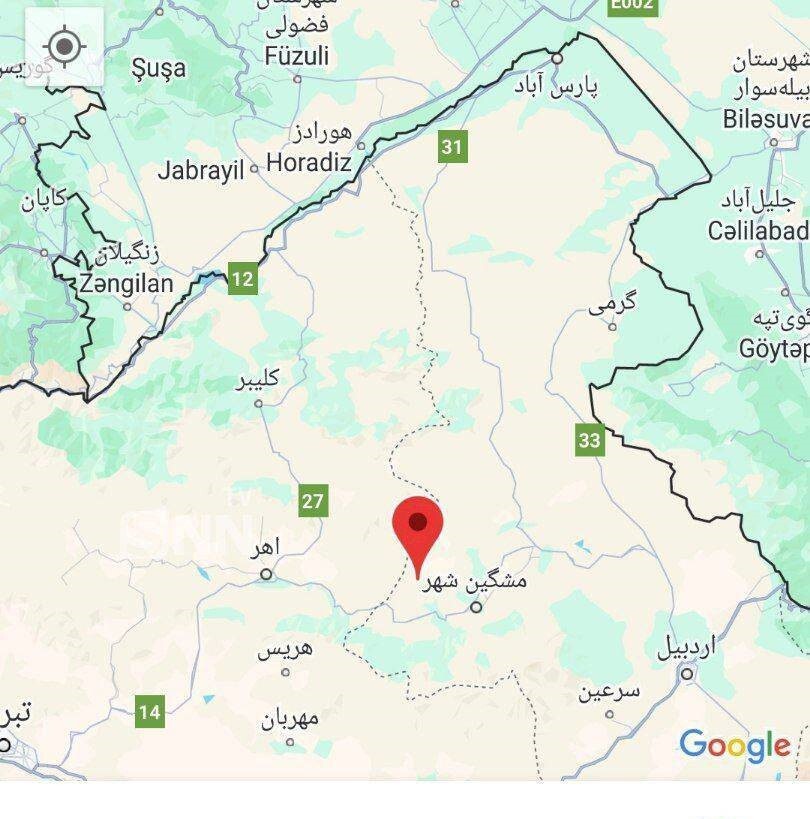 چهار زمین لرزه متوالی در شهرستان مشگین شهر چهار زمین لرزه متوالی در شهرستان مشگین شهر