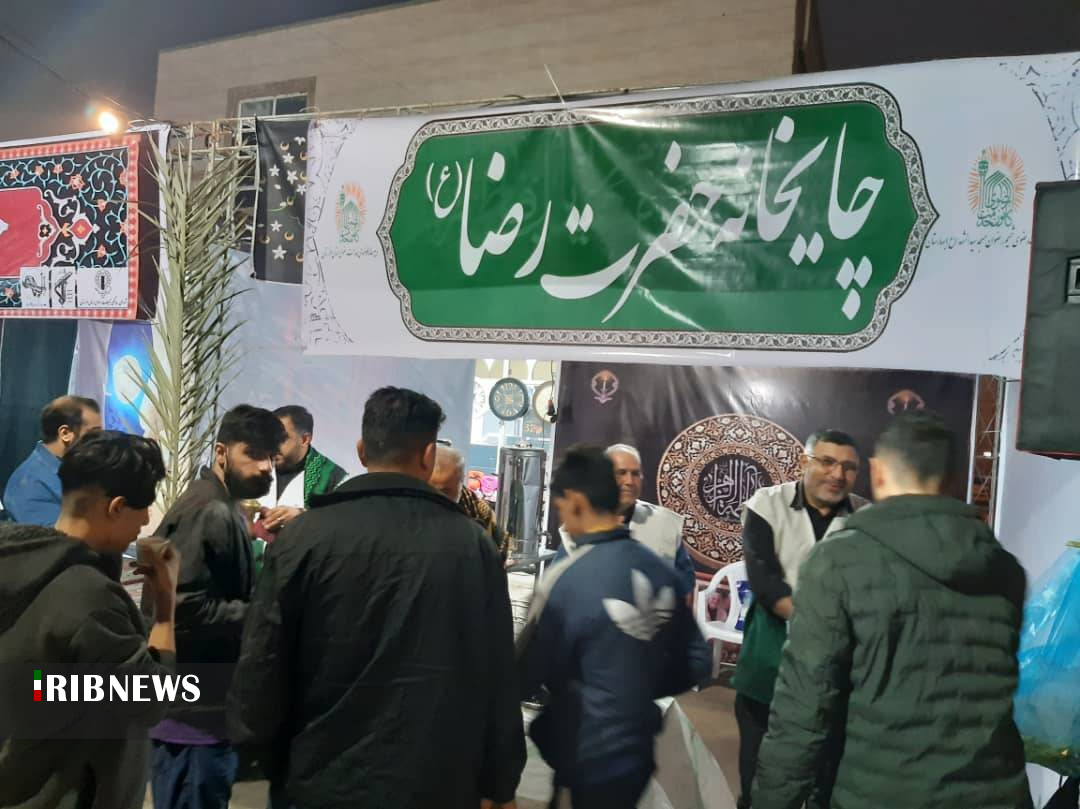 برپایی چایخانه رضوی (ع) در اهواز