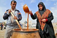 برگزاری جشنواره سمنو در شهر درق