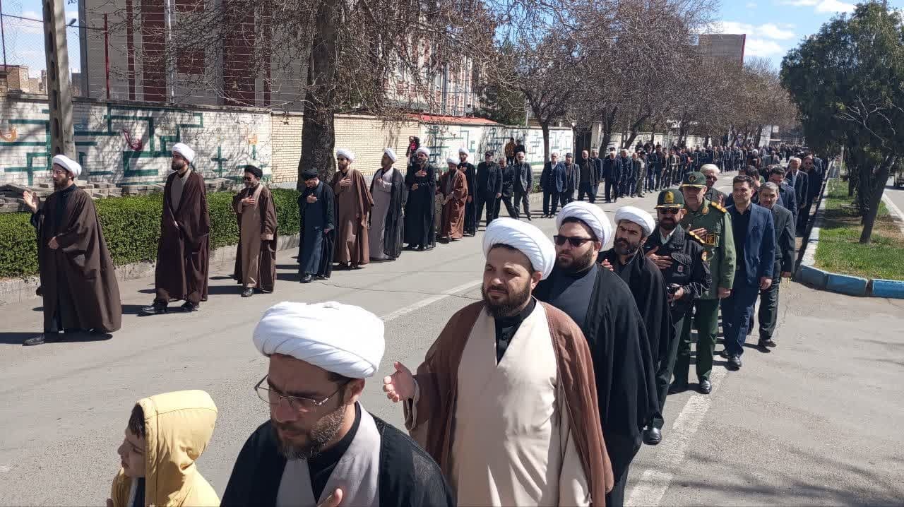 عزاداری مردم ولایتمدار خوی در سالروز شهادت حضرت امیرالمؤمنین (ع)