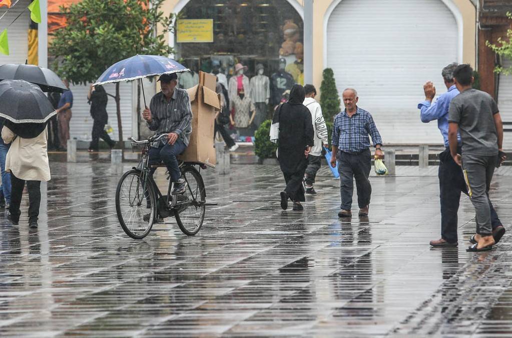رگبار باران و وزش باد شدید در ۶ استان