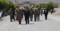 بازدید امیر سرتیپ صباحی فرد و سردار حاجی زاده از گروه پدافند هوایی خنداب