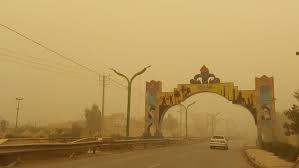 هشدار سطح نارنجی ورود توده خاک از عراق به خوزستان هشدار سطح نارنجی ورود توده خاک از عراق به خوزستان