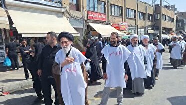 طلاب همدانی کفن پوش شدند