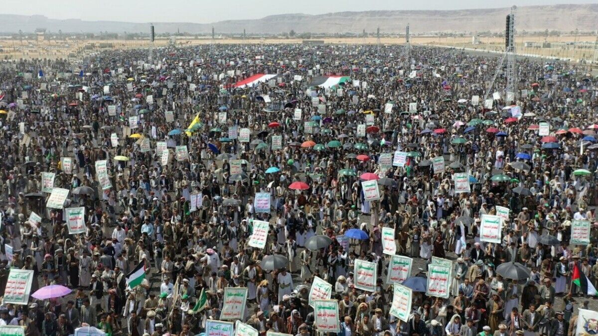 راهپیمایی میلیونی یمنی‌ها در حمایت از جبهه مقاومت