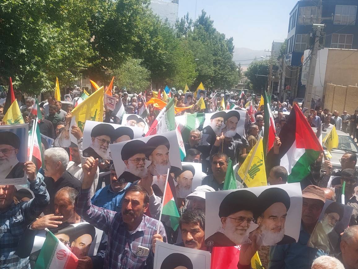 راهپیمایی «جمعه‌ خشم» در سنندج؛ فریاد حمایت از مردم غزه