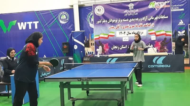 ۱۵۶ تنیسور نوجوان از سراسر کشور در زنجان رقابت می‌کنند